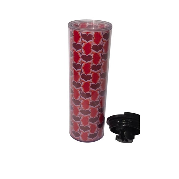 Starbucks Valentines Day Red & Pink Hearts 16 Oz / 473 Ml Tumbler With Lid - Picture 4 of 7
